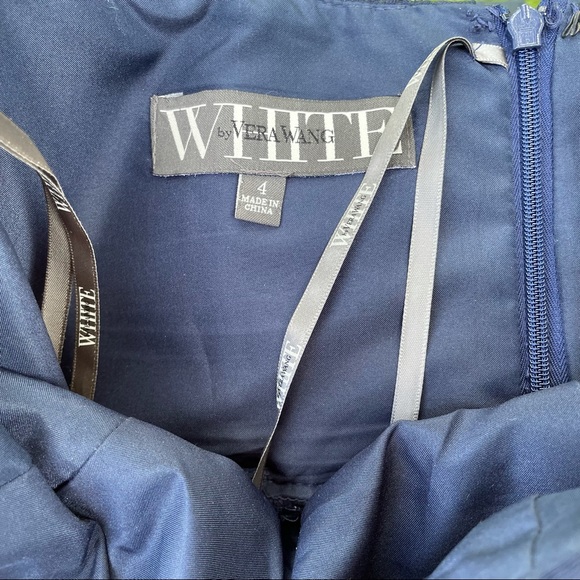 Short Strapless Tulle over Lace Dress Sz 4 - Picture 5 of 8